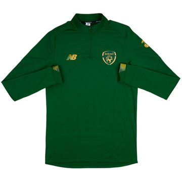 2017-18 Ireland New Balance 1/4 Zip Training Top - 8/10 - (L)