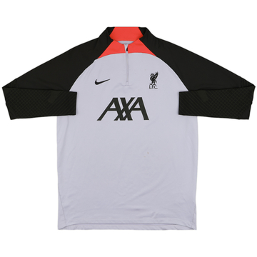 2022-23 Liverpool Nike 1/4 Zip Dill Top - 7/10 - (XL)