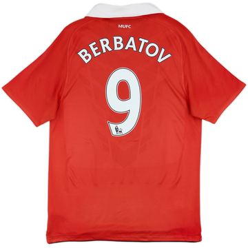 2010-11 Manchester United Home Shirt Berbatov #9 - 6/10 - (M)
