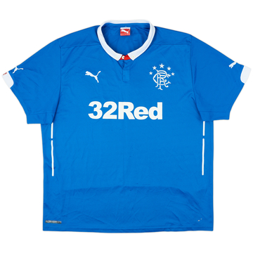 2014-15 Rangers Home Shirt - 7/10 - (XXL)