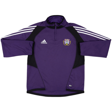 2005-06 Anderlecht adidas 1/4 Zip Drill Top - 8/10 - (M/L)