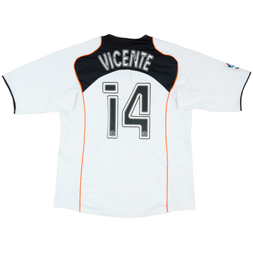 2004-05 Valencia Home Shirt Vicente #14 - 6/10 - (M)