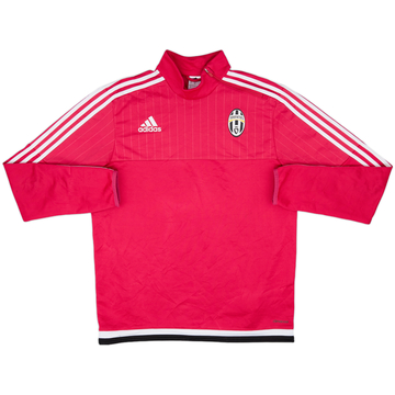 2015-16 Juventus adidas 1/4 Zip Drill Top - 8/10 - (M)