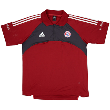 2002-03 Bayern Munich adidas 1/4 Zip Polo Shirt - 6/10 - (L)