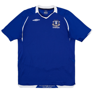2008-09 Everton Home Shirt - 8/10 - (XL.Boys)
