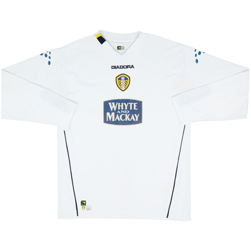 2004-05 Leeds United Home L/S Shirt - 6/10 - (L)