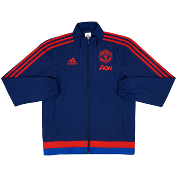 2015-16 Manchester United adidas Track Jacket - 9/10 - (S)
