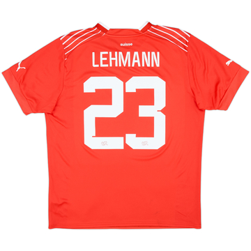 2022-23 Switzerland Home Shirt Lehmann #23 - 9/10 - (Men's L)