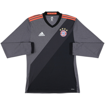 2016-17 Bayern Munich Player Issue Away L/S Shirt - 10/10 - (M)