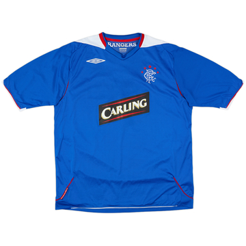 2006-07 Rangers Home Shirt - 6/10 - (XL)