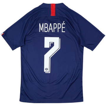 2019-20 Paris Saint-Germain Home Shirt Mbappe #7 - 10/10 - (S)