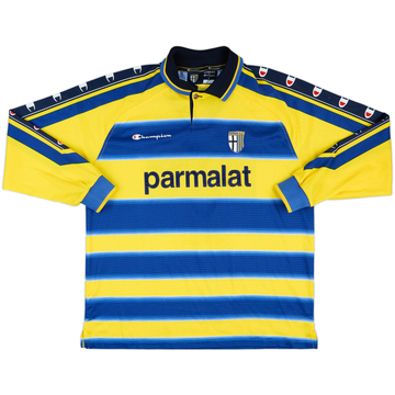 1999-00 Parma Match Issue Home L/S Shirt #7
