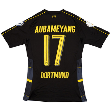2016-17 Borussia Dortmund Authentic Away Shirt Aubameyang #7 - 7/10 - (XL)