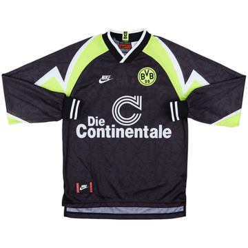 1995-96 Borussia Dortmund Away L/S Shirt - 8/10 - (S)
