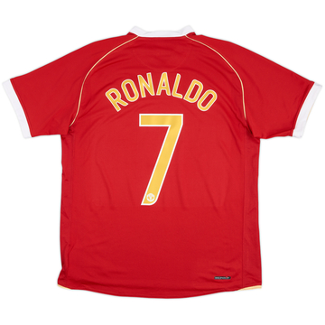 2006-07 Manchester United Home Shirt Ronaldo #7 - 5/10 - (L)
