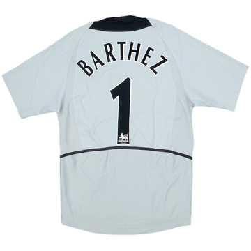 2002-04 Manchester United GK S/S Shirt Barthez #1 - 8/10 - (S)
