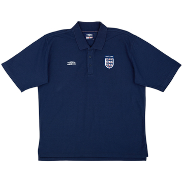 2002-04 England Umbro Polo Shirt - 9/10 - (L)