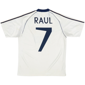 1998-00 Real Madrid Home Shirt Raul #7 - 6/10 - (15-16 Years)