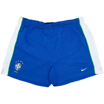 1998-00 Brazil Home Shorts - 5/10 - (L)