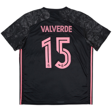 2020-21 Real Madrid Third Shirt Valverde #15 (XL)