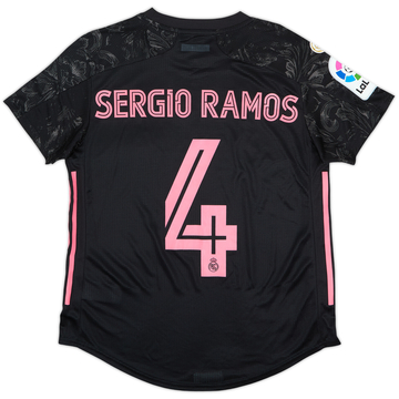 2020-21 Real Madrid Authentic Third Shirt Sergio Ramos #4 (Women's M)