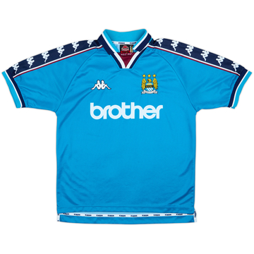 1997-99 Manchester City Home Shirt - 9/10 - (M)