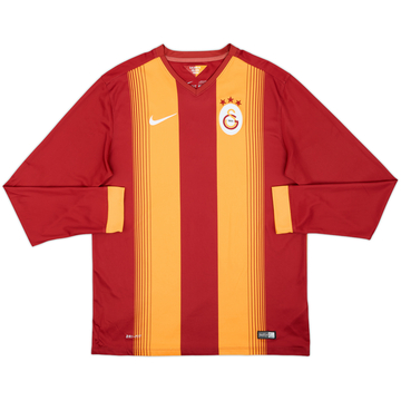 2014-15 Galatasaray Home L/S Shirt - 6/10 - (L)