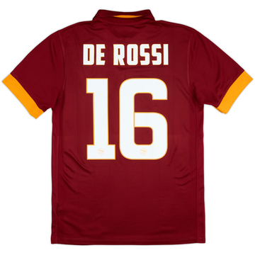 2014-15 Roma Home Shirt De Rossi #16 - 7/10 - (S)