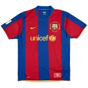 2007-08 Barcelona Home Shirt - 5/10 - (L)