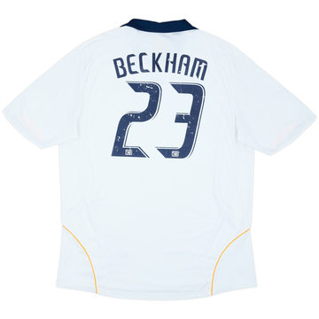 2008-09 LA Galaxy Home Shirt Beckham #23 - 4/10 - (XL)