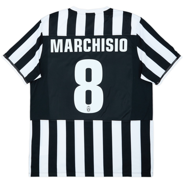 2013-14 Juventus Home Shirt Marchisio #8 - 8/10 - (XL)