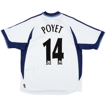 2001-02 Tottenham Home Shirt Poyet #14 - 7/10 - (L)