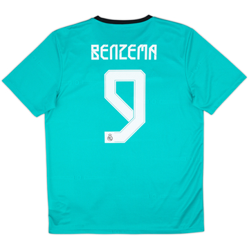 2021-22 Real Madrid Third Shirt Benzema #9 - 10/10 - (L)