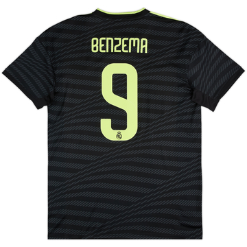 2022-23 Real Madrid Third Shirt Benzema #9 - 10/10 - (L)