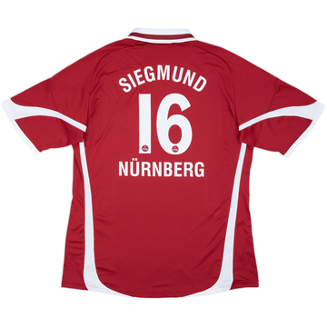 2009-11 Nurnberg Home Shirt Siegmund #16 - 6/10 - (XL)