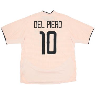 2003-04 Juventus Away Shirt Del Piero #10 - 6/10 - (XL)