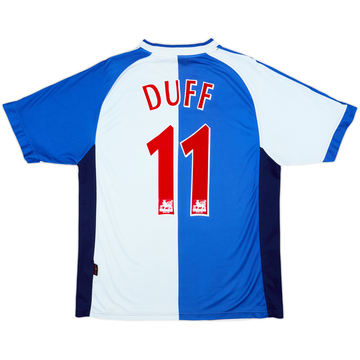 2000-02 Blackburn Home Shirt Duff #11 - 8/10 - (L)