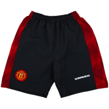 1996-98 Manchester United Home Shorts - 10/10 - (S)