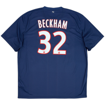 2012-13 Paris Saint-Germain Home Shirt Beckham #32 - 6/10 - (XL)