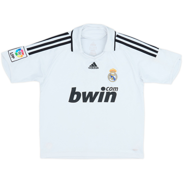 2008-09 Real Madrid Home Shirt - 5/10 - (S.Boys)