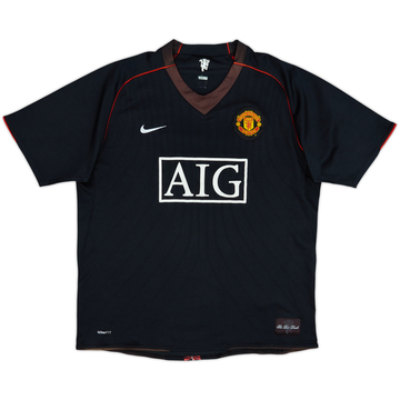 2007-08 Manchester United Away Shirt - 4/10 - (XL)