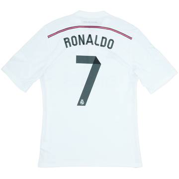 2014-15 Real Madrid Home Shirt Ronaldo #7 - 5/10 - (L)