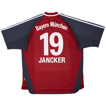 2001-02 Bayern Munich Home Shirt Jancker #19 - 8/10 - (XL)