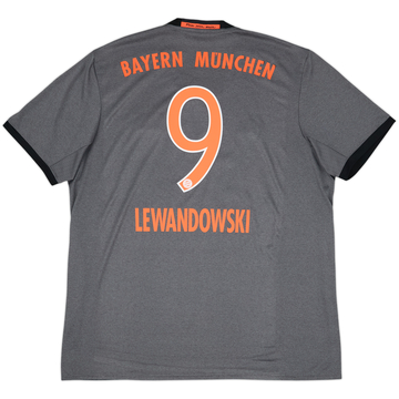 2016-17 Bayern Munich Away Shirt Lewandowski #9 - 7/10 - (XL)