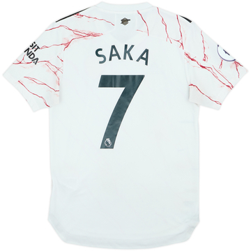 2020-21 Arsenal Authentic Away Shirt Saka #7 - 9/10 - (S)
