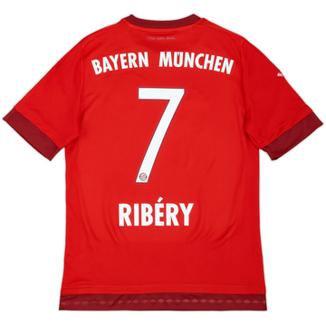 2015-16 Bayern Munich Home Shirt Ribery #7 - 9/10 - (XL.Boys)