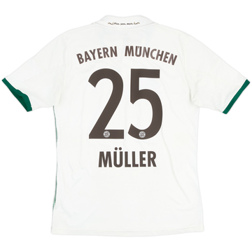 2013-14 Bayern Munich Away Shirt Muller #25 - 7/10 - (15-16 Years)