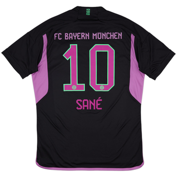 2023-24 Bayern Munich Away Shirt Sane #10 - 9/10 - (L)