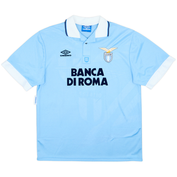 1993-95 Lazio Home Shirt #8 - 8/10 - (L)