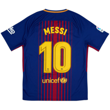 2017-18 Barcelona Home Shirt Messi #10 - 6/10 - (M)